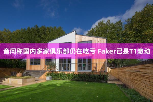 音问称国内多家俱乐部仍在吃亏 Faker已是T1激动